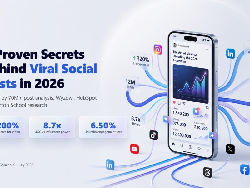 7 Proven Secrets Behind Viral Social Media Posts in 2026 (Backed by Data)